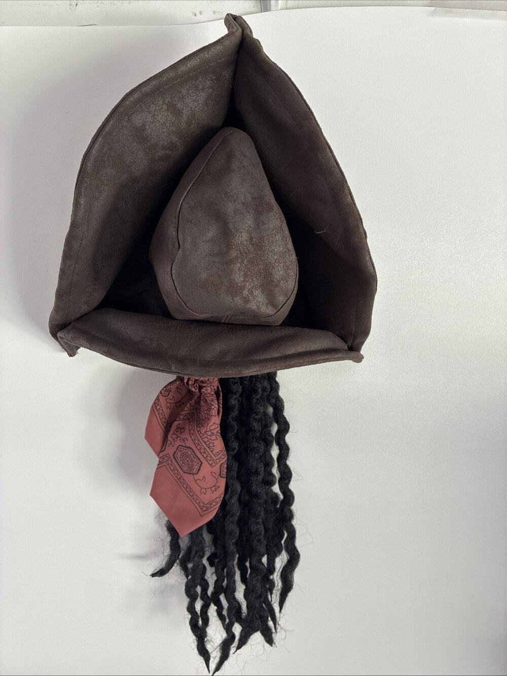 Disney Parks Authentic Pirates of the Caribbean Jack Sparrow Cosplay Hat Wig
